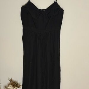 PrettyLittleThing Strapless Black Dress